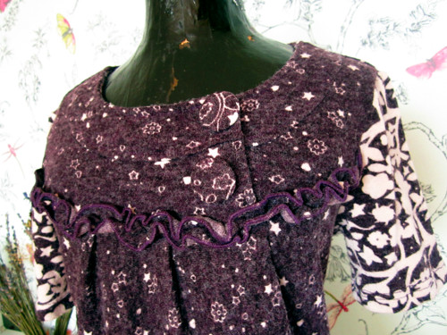 Minišaty teploučké violet — foto 2