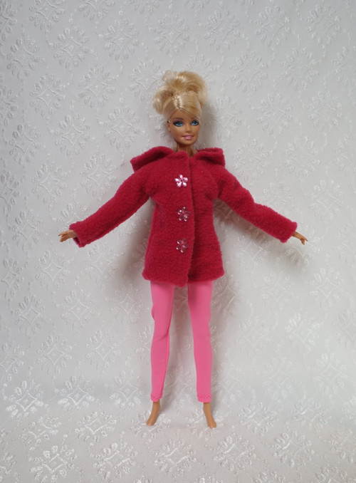 Zimní růžový komplet — foto 5