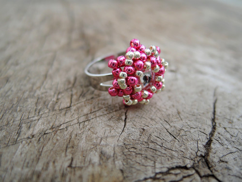 Swarovski prstýnek "Hot Pink"- dětský! — foto 2