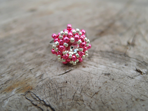 Swarovski prstýnek "Hot Pink"- dětský! — foto 4