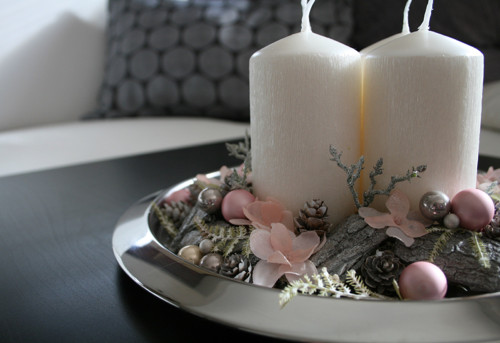 Adventní svícen pastelový — foto 4