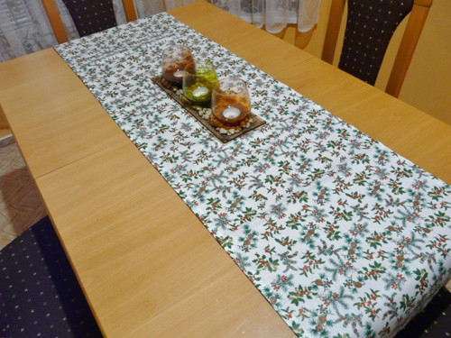 Středový ubrus - větvičky — foto 4
