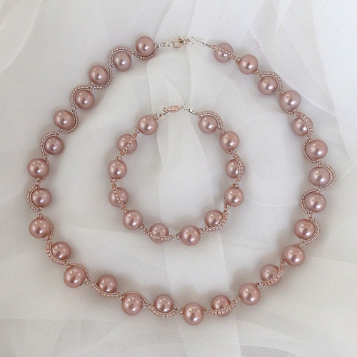Něžná perlová souprava — foto 2