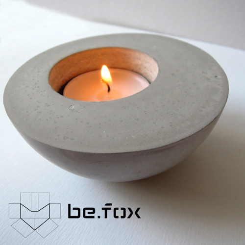 Satin candlestick concrete — foto 2