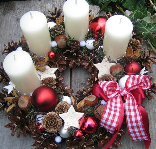 Adventní věneček na stůl — foto 3