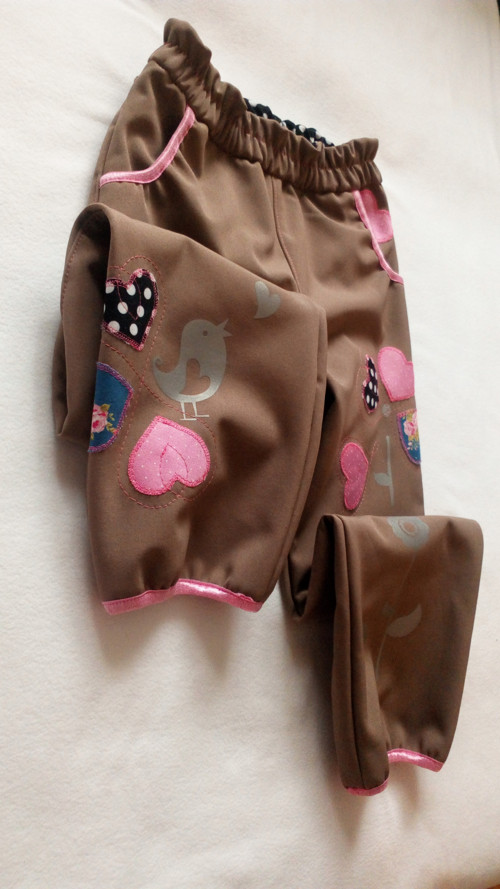 Softshellové kalhoty rostoucí — foto 4