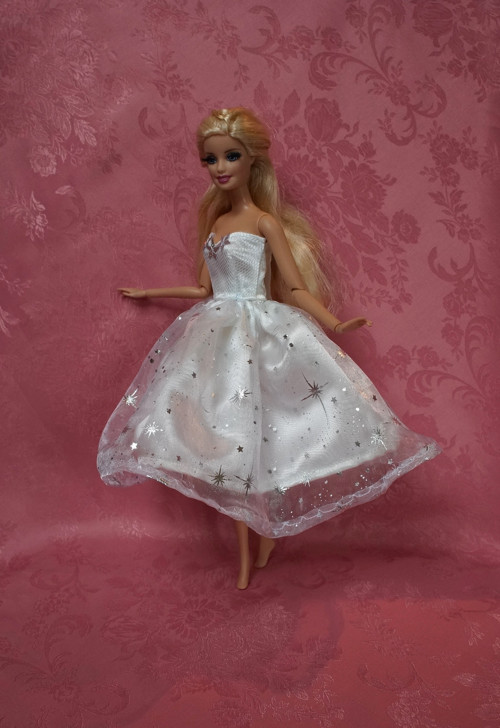 Hvězdičkové šaty pro Barbie — foto 3