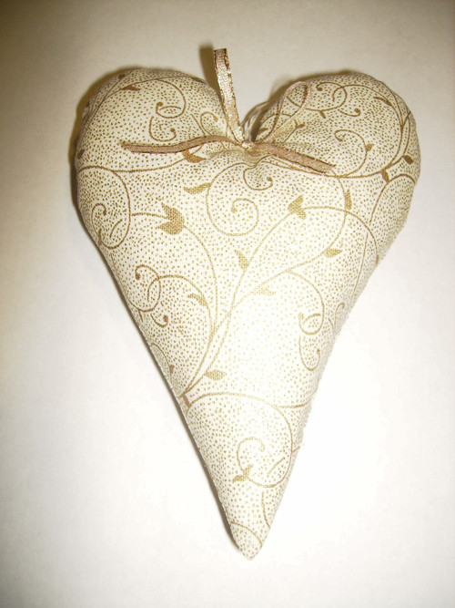 Bílo - zlaté srdíčko (16cm) — foto 2