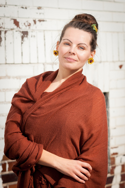 Náušnice slunečnicové — foto 3