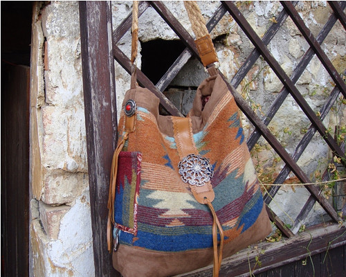 Vlněná hippie taška — foto 2