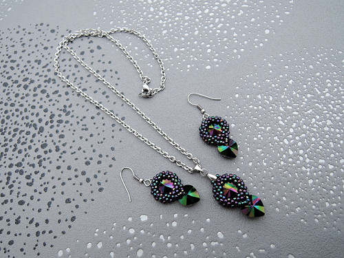 Souprava šperků Swarovski Dark Rainbow — foto 3
