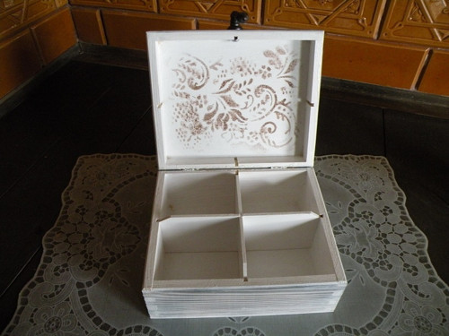 Šperkovnice - krása dřeva bílá — foto 3