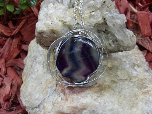 ... ochranný amulet - fluorit ... — foto 2