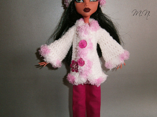 Bílo - růžový komplet pro Monster high — foto 3