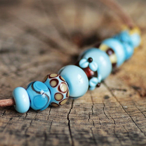Náhrdelník z vinutek Blue Sky — foto 2
