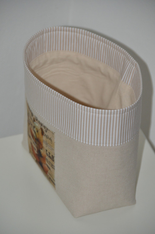 Košík z látky – medvěd 2. — foto 3