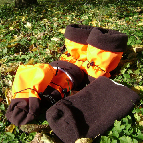 Soft. botičky S VLOŽKOU MIMI- reflex oranž — foto 2