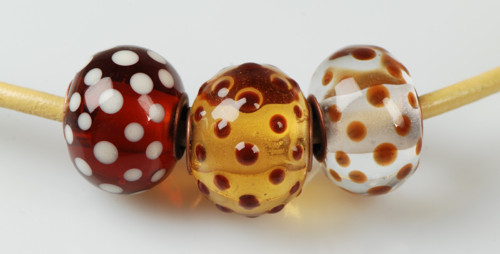 Náhrdelník 3 v jantarové — foto 2