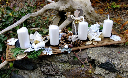 Adventní čára - Lesní s andělem — foto 3