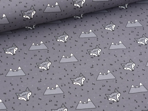 Úplet - liška s horou na šedé — foto 3