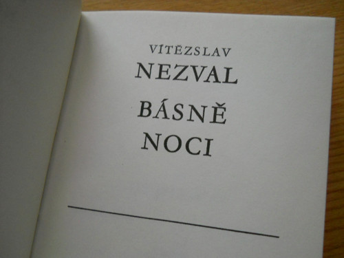 V.Nezval - Básně noci — foto 2