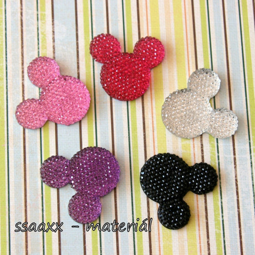 Přízdoba ~ Mickey Mouse ~ 34mm ~ čirá — foto 2