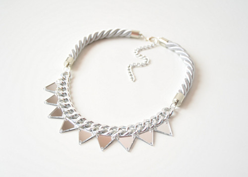 Náhrdelník Silver Mirror Triangles — foto 3