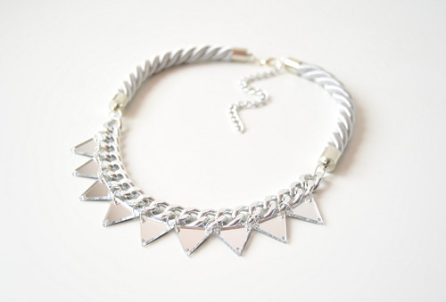 Náhrdelník Silver Mirror Triangles — foto 4