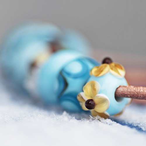 Náhrdelník z vinutek Blue Sky — foto 3