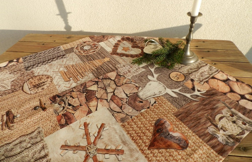 NATURAL DESIGN ... STŘEDOVÝ UBRUS 75 x 75 cm — foto 4