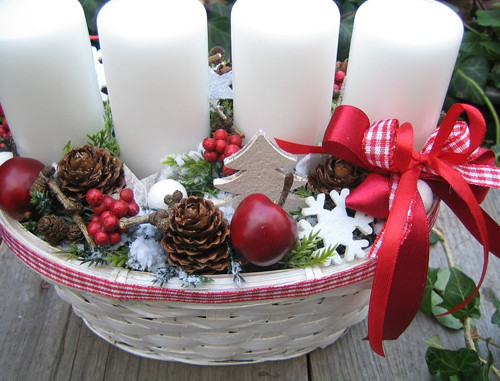 Adventní košík se stromečky — foto 2