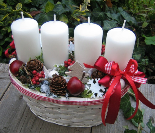 Adventní košík se stromečky — foto 3