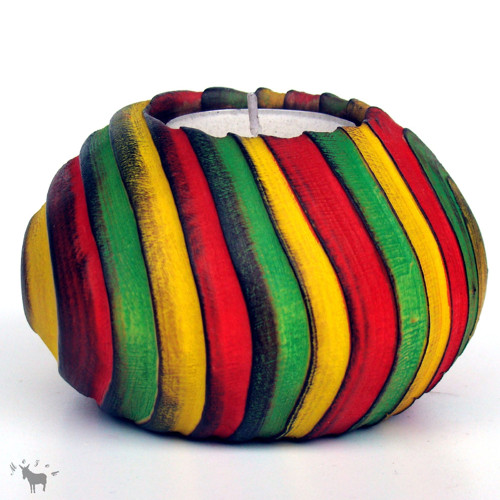 Dřevěný svícen — foto 2