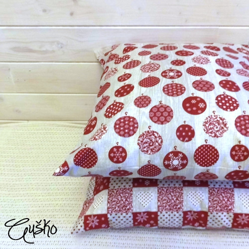 Vánočí patchwork - červený — foto 2