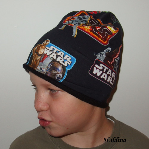 Zateplená čepice STARWARS pro 4-6 let — foto 3