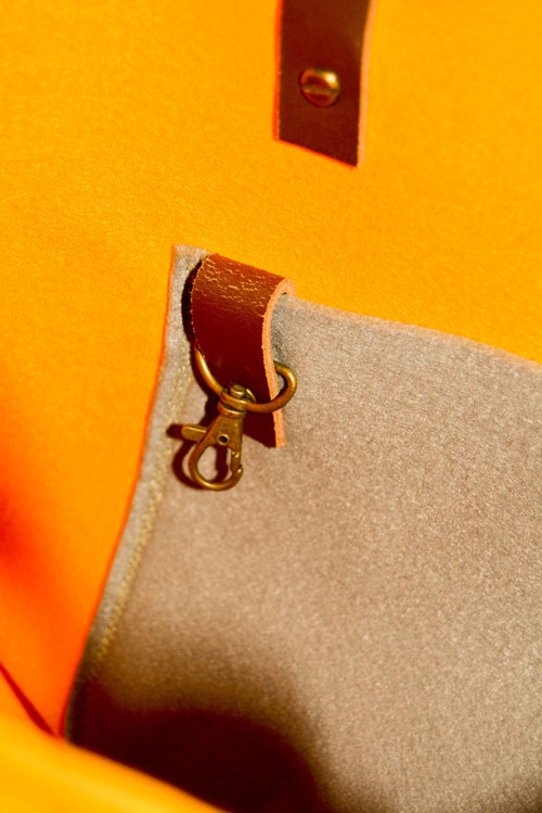 Urban... yellow... Felt & Leather — foto 2