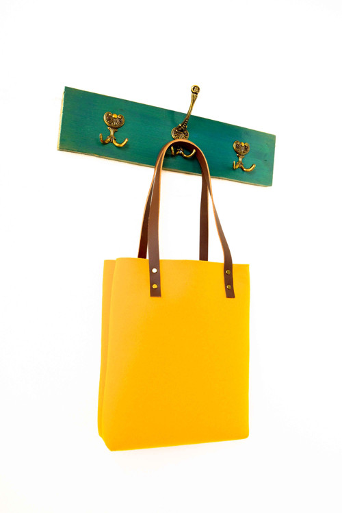 Urban... yellow... Felt & Leather — foto 3