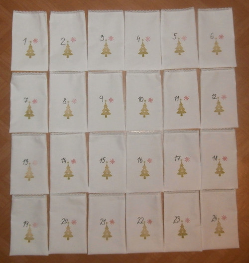 Pytlíčky na adventní kalendář — foto 2
