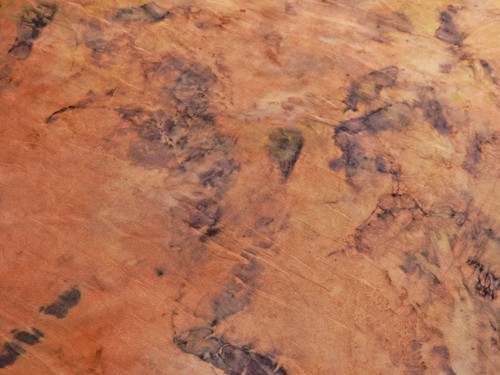 Hedvábný šátek S14 - eco print — foto 2