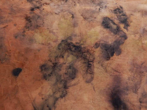 Hedvábný šátek S14 - eco print — foto 6