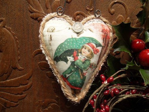 Vánoční s holčičkou a deštníkem — foto 2