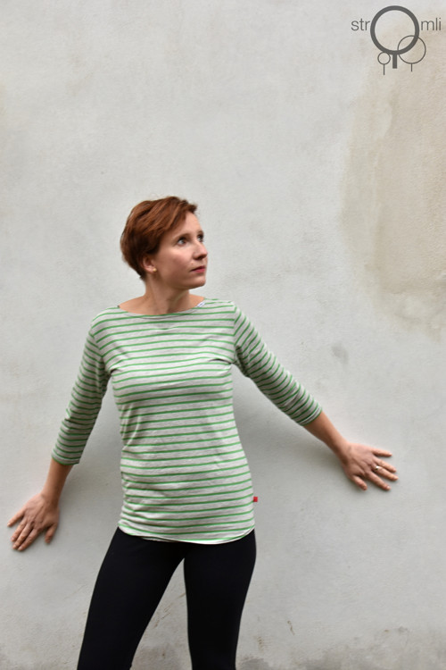 Zelené pruhované vel. XXL — foto 3