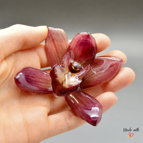 Cymbidium přívěsek/brož — foto 5