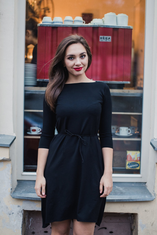Bamboo šaty Amabile černé — foto 2