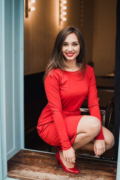 Bamboo šaty Amabile červené — foto 3