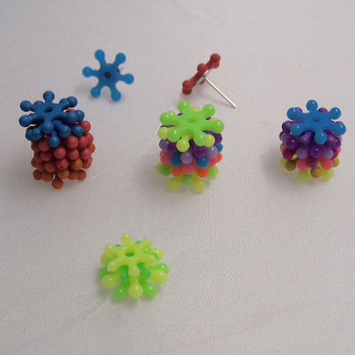 Plastová hvězdička/ 14x3mm/ 20ks — foto 3