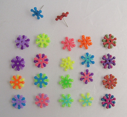 Plastová hvězdička/ 14x3mm/ 20ks — foto 4