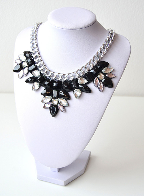 VÝPRODEJ!!! Náhrdelník SILVER BLACK — foto 3