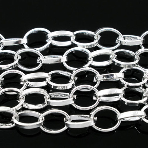 Řetízek/ stříbro/ 8x6mm — foto 3
