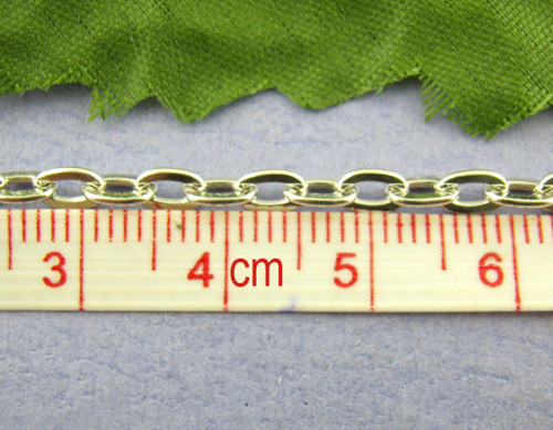 Řetízek/ ant. stříbro/ 3x5mm — foto 3